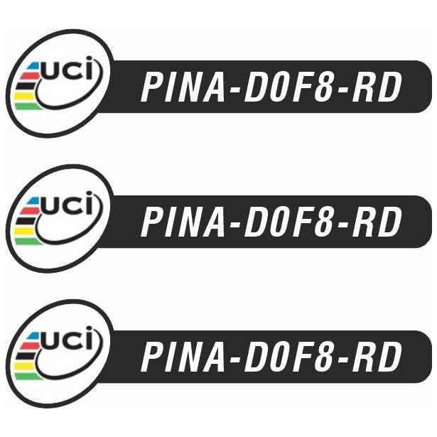 UCI Approved Gabel-Aufkleber