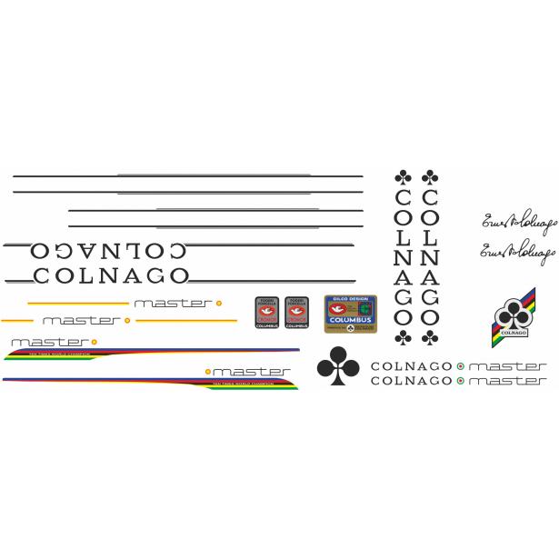 Colnago Master  Vintage-Rahmenaufkleber