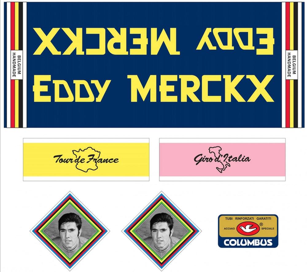 Columbus Eddie Merckx Tubing decal 