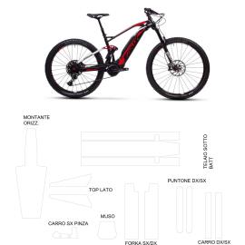 Aufkleber-Kit für Räder von Rennrädern und personalisierte Fahrradrahmen- Aufkleber
