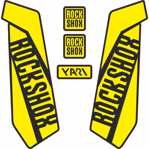 Autocollants de fourche Rock Shox Yari Year 2017