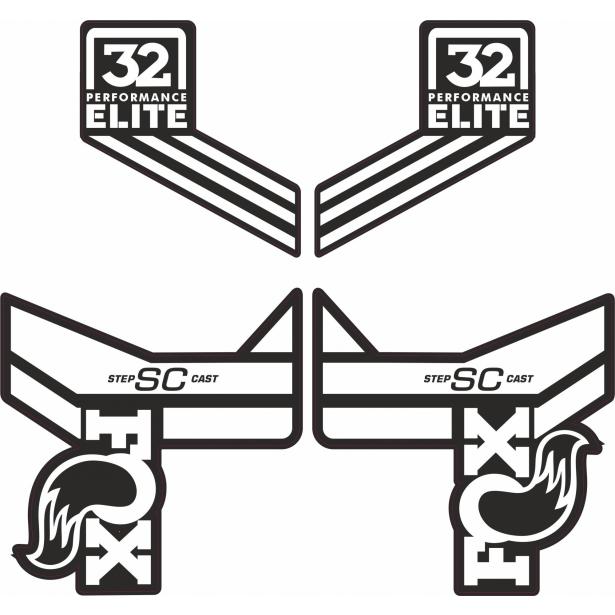 Pegatinas horquilla fox 32 performance elite step cast 2019/20: horquillas Personalizados | Bike Stickers