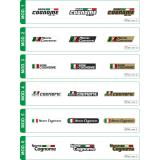 Stickers Name/Surname for Frame and Helmet - 8 pieces Kit - photo 1