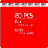 Name/Surname Stickers UCI mod. 2021 USA - 20 pcs Kit - photo 2