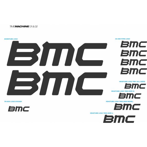 Etiquetas engomadas del marco BMC TimeMachine 01-02 Mod. 2021