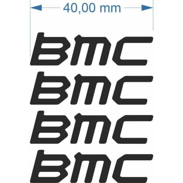 Rahmenaufkleber BMC