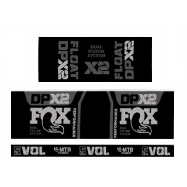 Adesivi Ammortizzatore Posteriore FOX DPX2 Performance E-mtb Tuned 2022