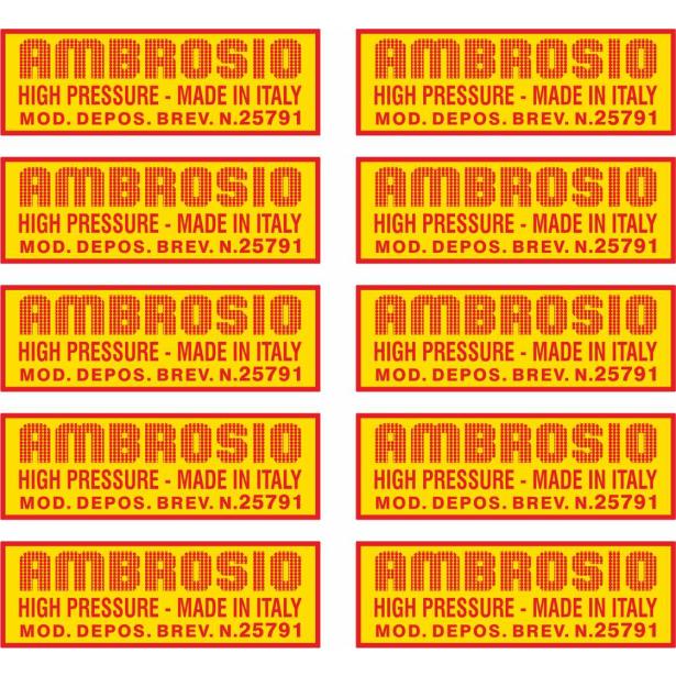Aufkleber AMBROSIO High Pressure