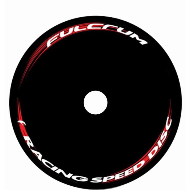 Linsenförmige Radaufkleber Fulcrum Fulcrum Racing DISC