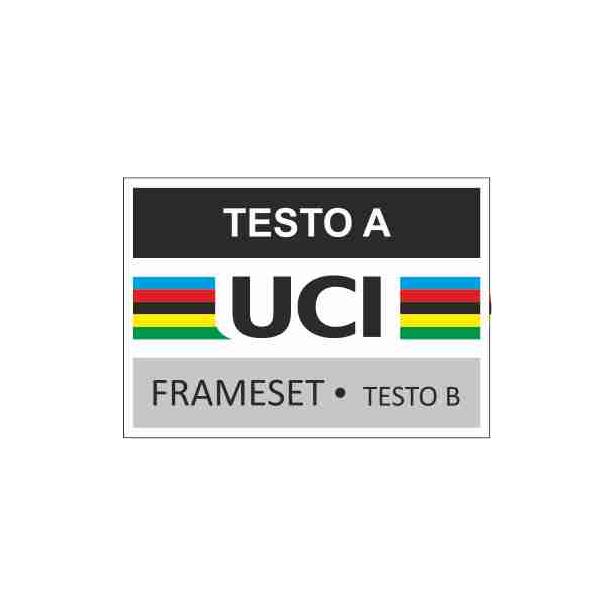 Adesivo Telaio UCI Approved mod. 2022