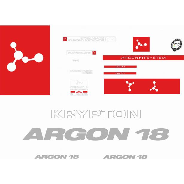 Adesivi Telaio Argon 18 Krypton