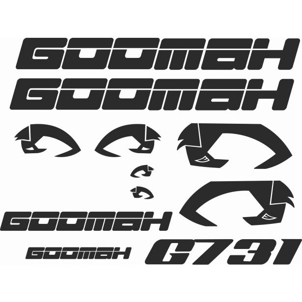 Goomah G731 Rahmenaufkleber