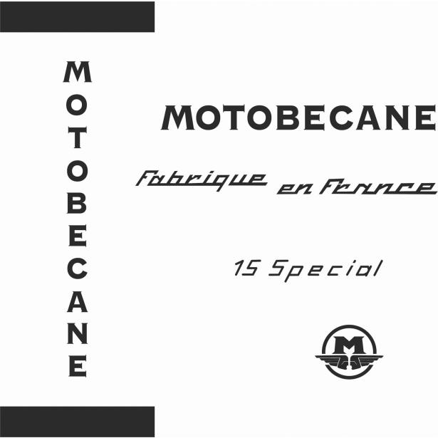 Adesivi Telaio Motobecane 15 Special