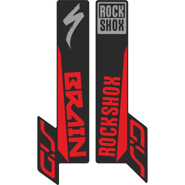 Fork Stickers Rock Shox Sid Brain 2019