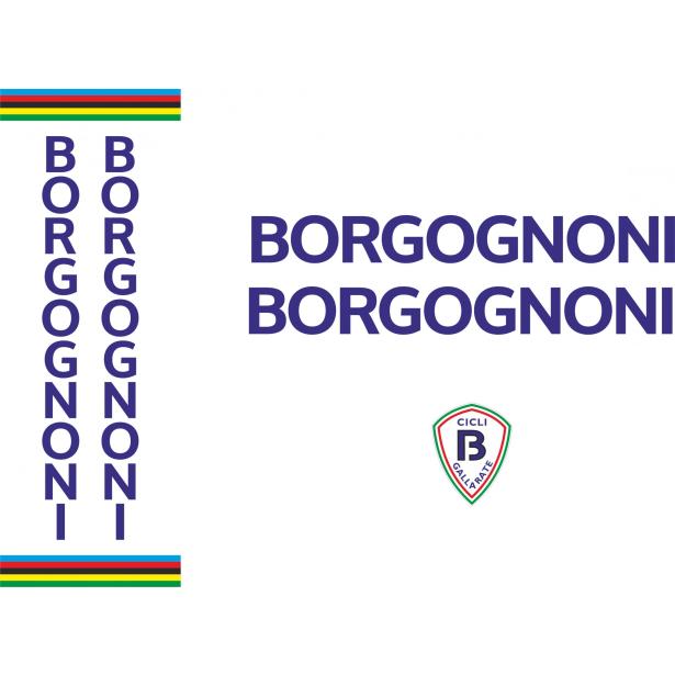 Borgognoni Vintage 1970-Rahmenaufkleber