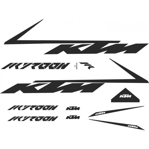 KTM Myroon Pro-Rahmenaufkleber, Mod. 2018