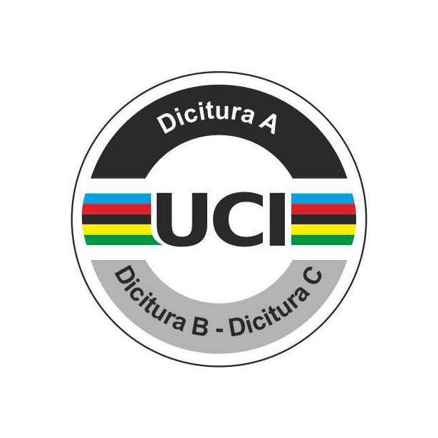 Pegatinas para cuadros UCI Approved mod. 2020