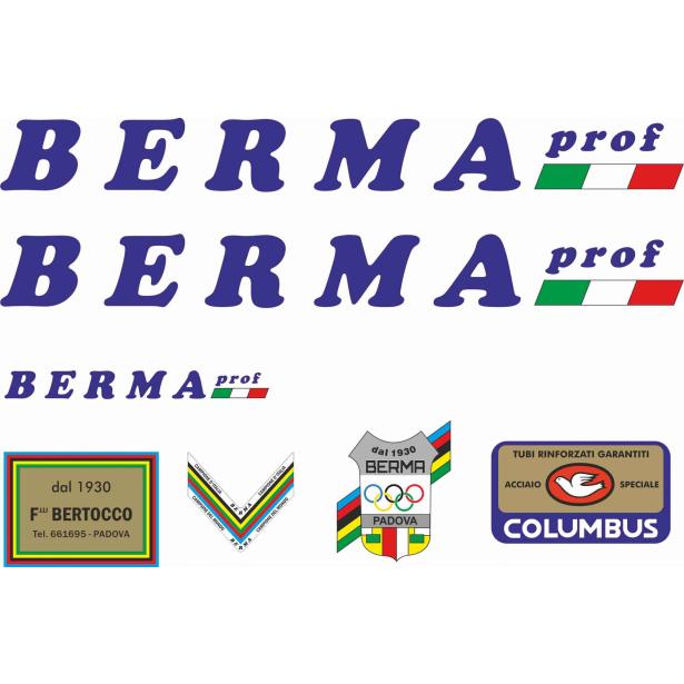 BERMA Padova '80-Rahmenaufkleber