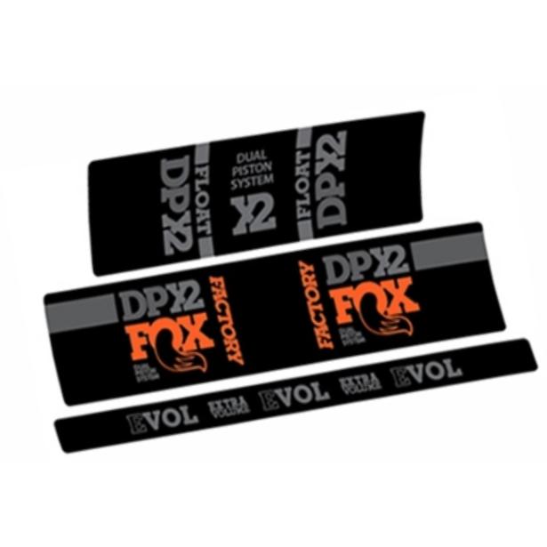 Stoßdämpfer-Aufkleber hinten FOX Float DPX2 Factory Racing 2019/20